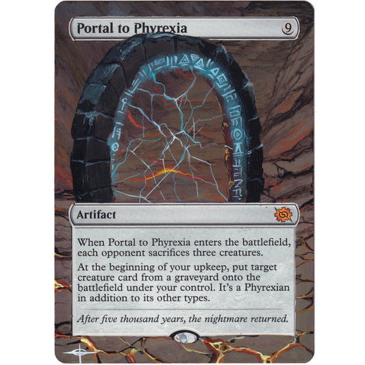 Altered Art - Portal to Phyrexia