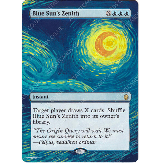 Altered Art - Blue Sun's Zenith