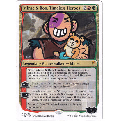 Altered Art - Minsc & Boo, Timeless Heroes