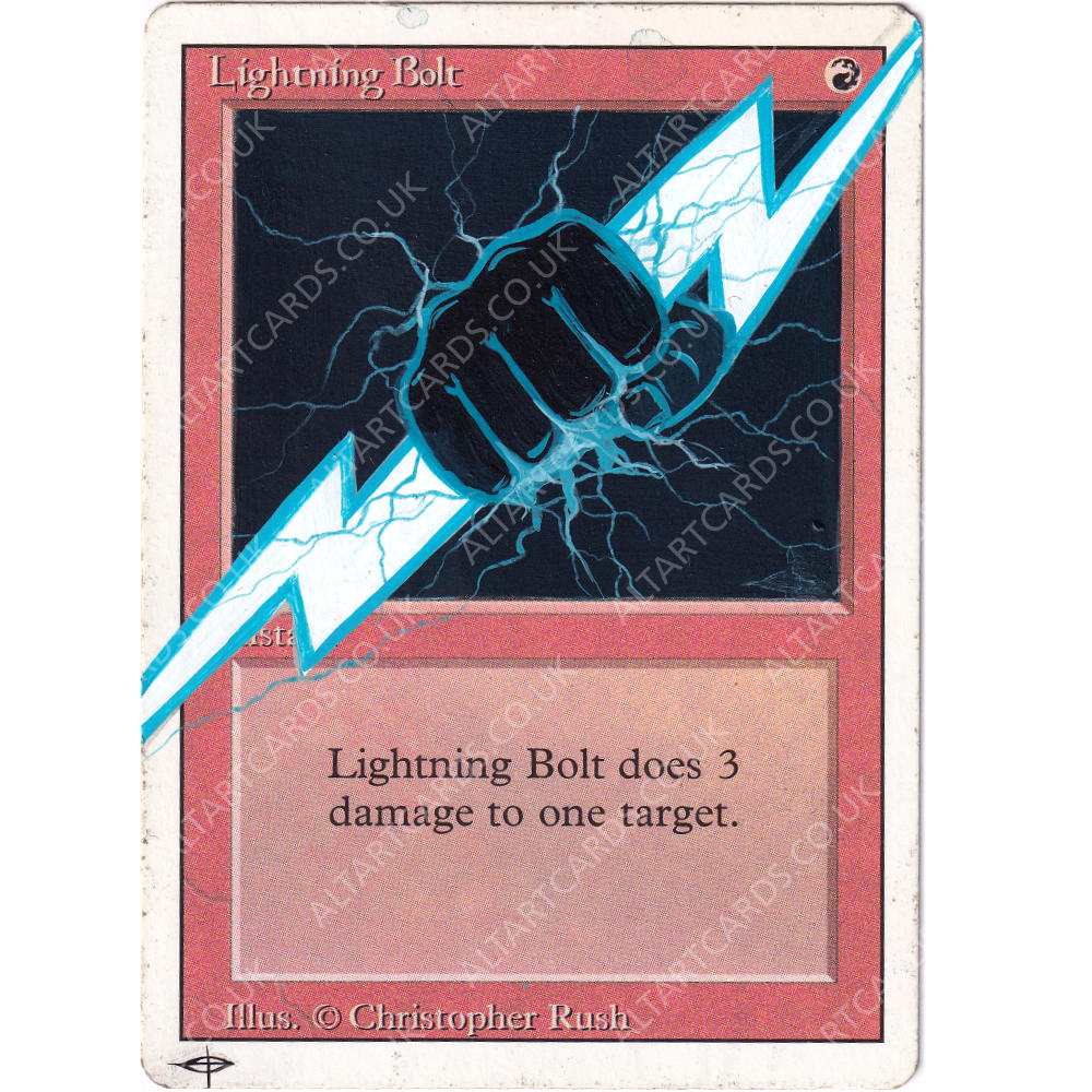 Altered Art - Lightning Bolt