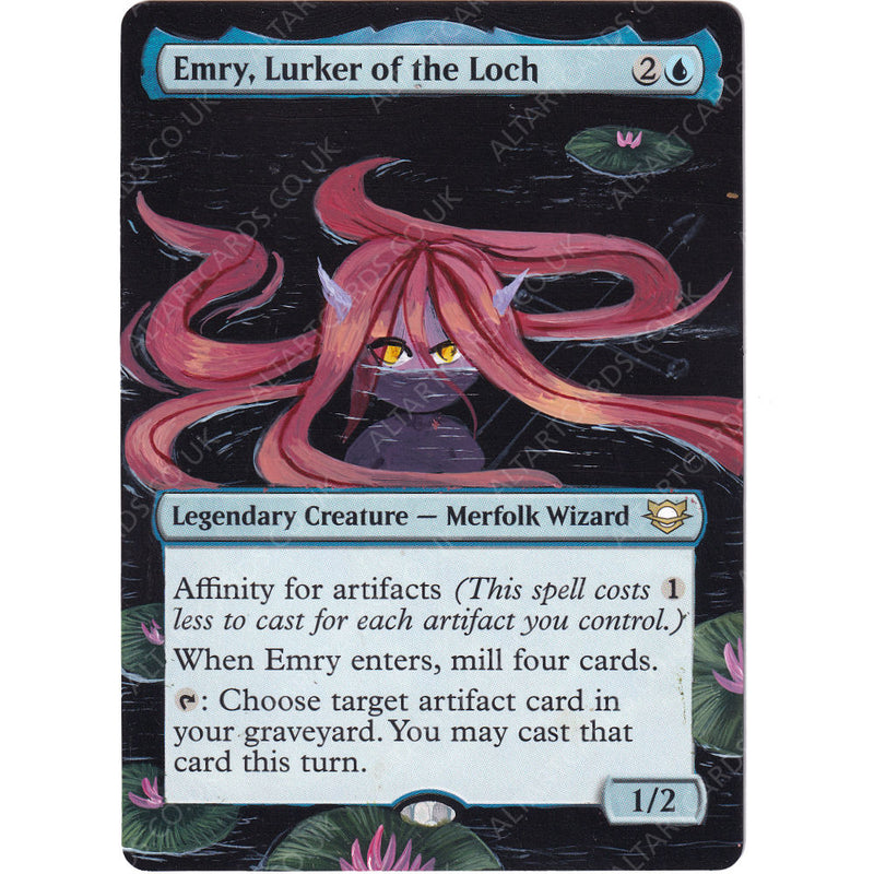 Altered Art - Emry, Lurker of the Loch