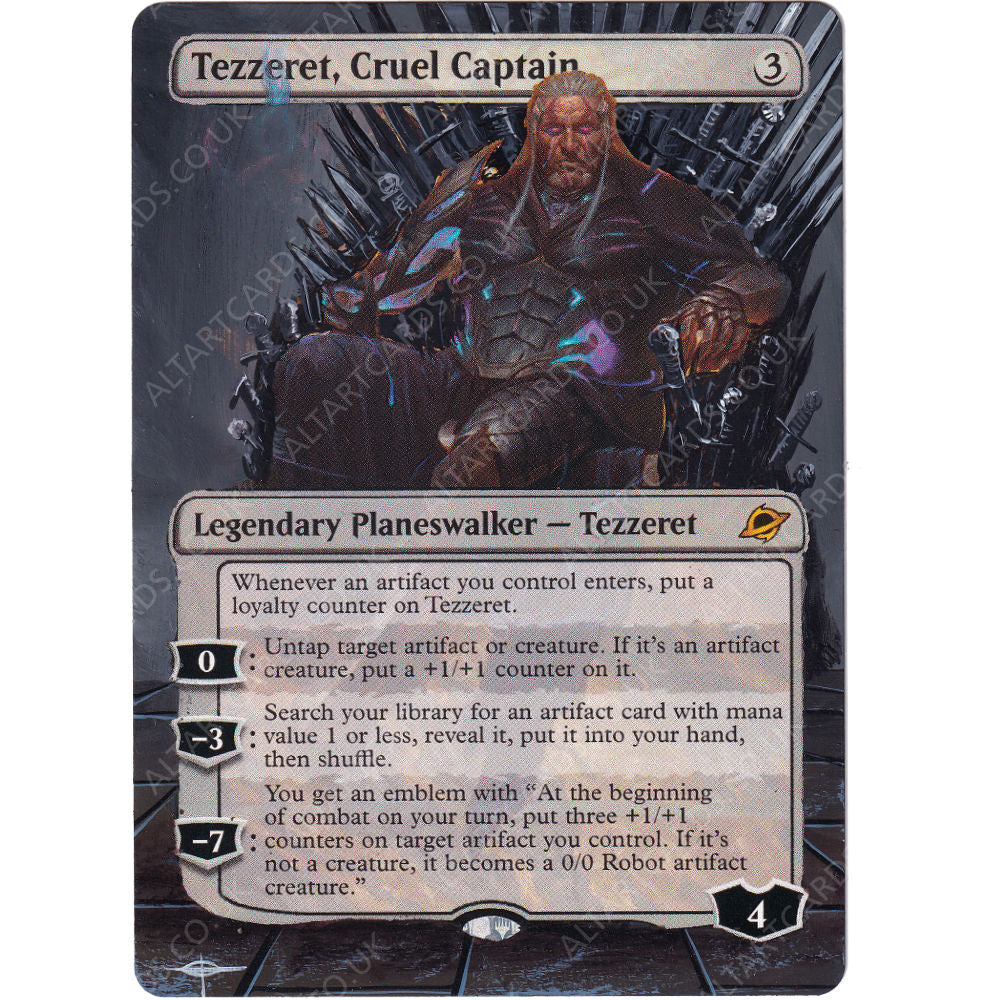 Altered Art - Tezzeret, Cruel Captain