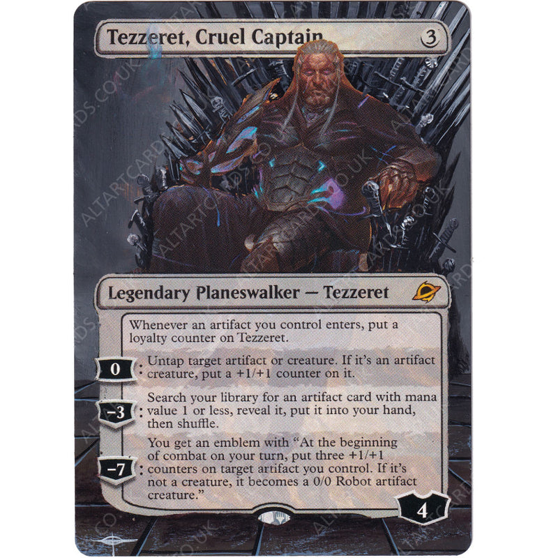 Altered Art - Tezzeret, Cruel Captain