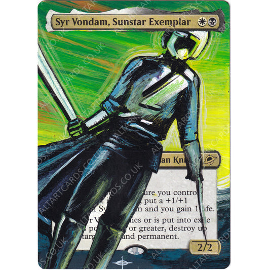 Altered Art - Syr Vondam, Sunstar Exemplar (Commission)