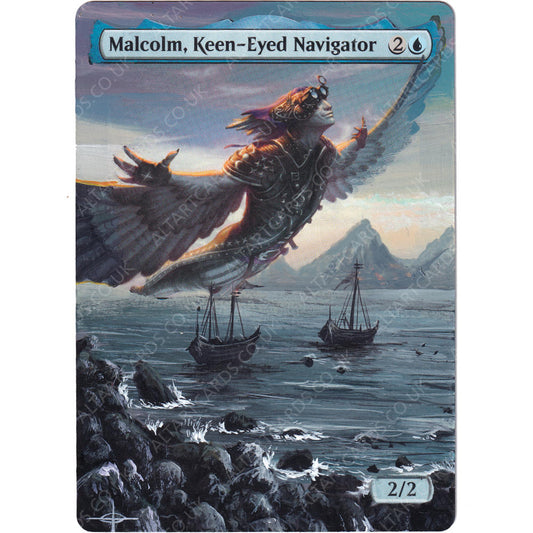 Altered Art - Malcolm, Keen-Eyed Navigator (Commission)
