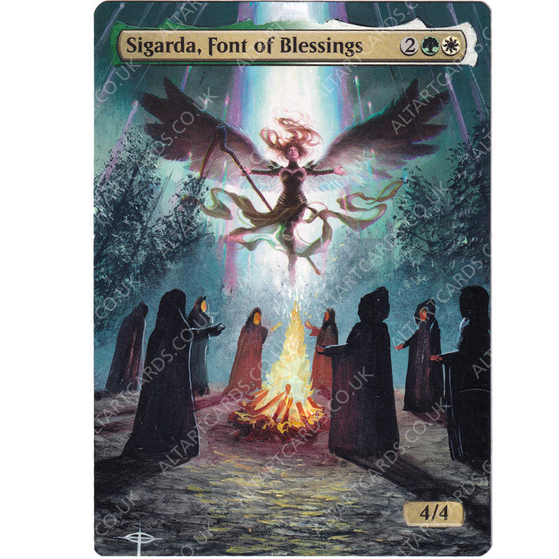 Altered Art - Sigarda, Font of Blessings (Commission)