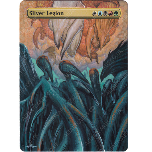 Altered Art - Sliver Legion