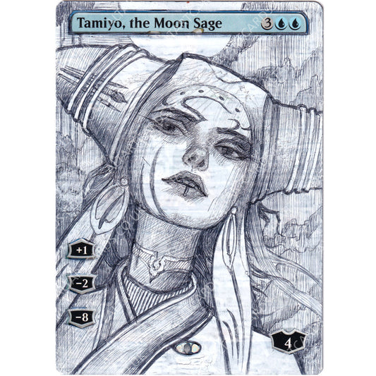 Altered Art - Tamiyo, the Moon Sage