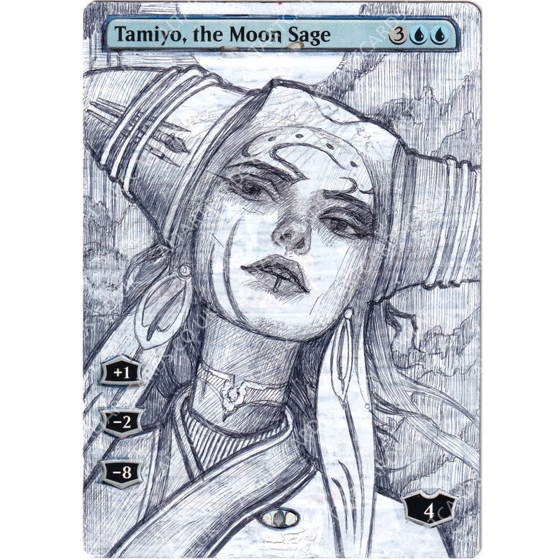 Altered Art - Tamiyo, the Moon Sage