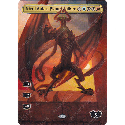 Altered Art - Nicol Bolas, Planeswalker