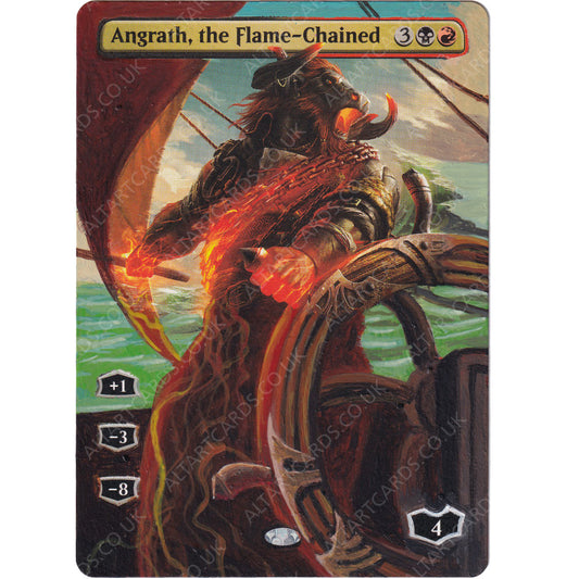 Altered Art - Angrath, the Flame-Chained