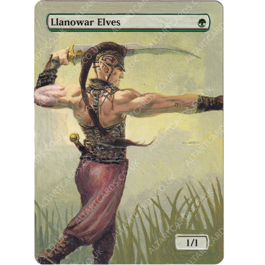 Altered Art - Llanowar Elves