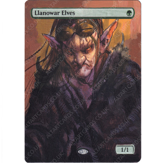 Altered Art - Llanowar Elves
