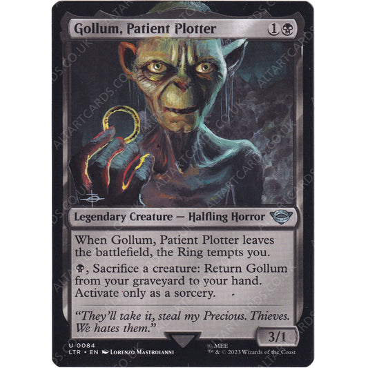 Altered Art - Gollum, Patient Plotter