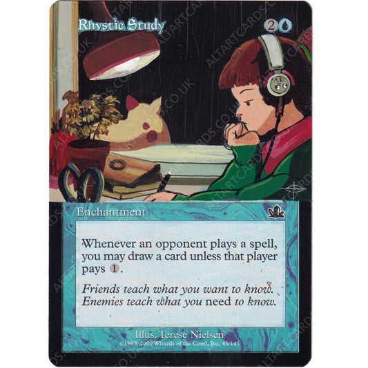 Altered Art - Rhystic Study