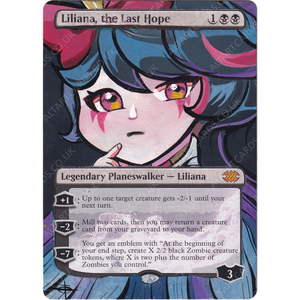 Altered Art - Liliana, the Last Hope