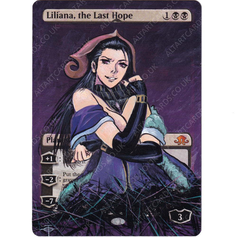 Altered Art - Liliana, the Last Hope