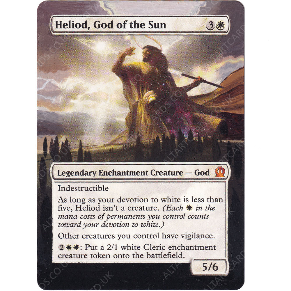 Altered Art - Heliod, God of the Sun