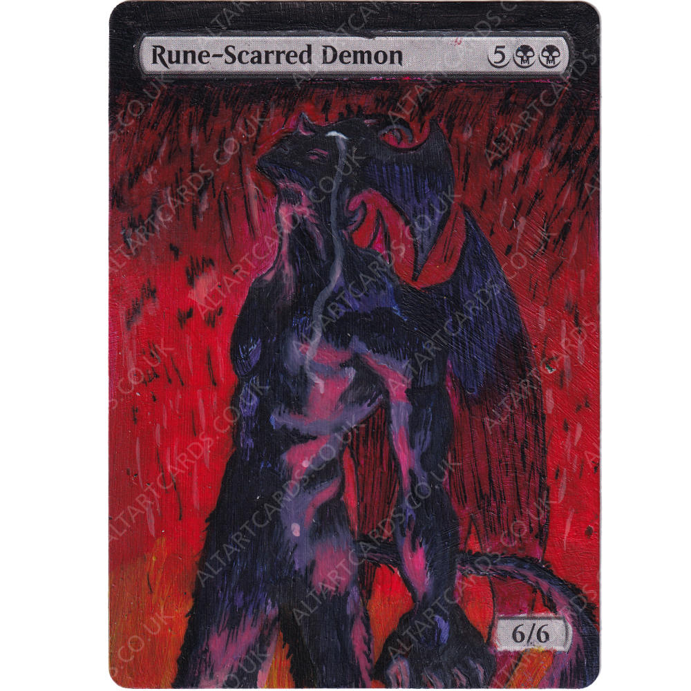 Altered Art - Rune-Scarred Demon