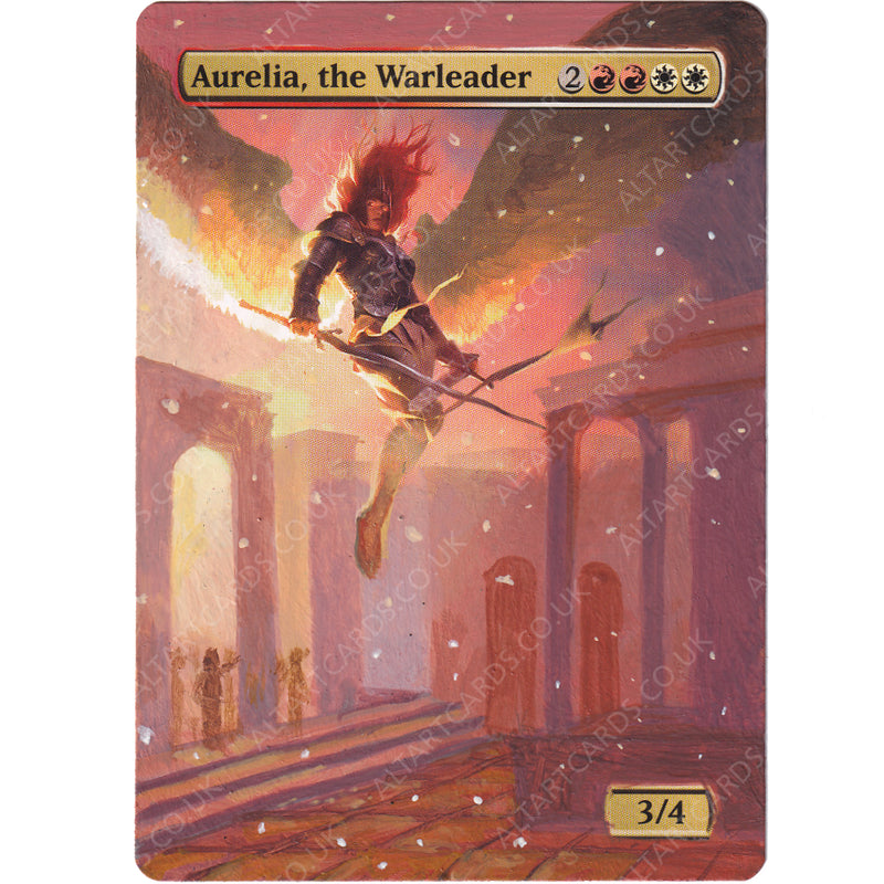 Altered Art - Aurelia, the Warleader