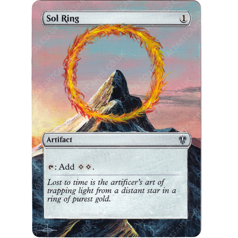 Altered Art - Sol Ring