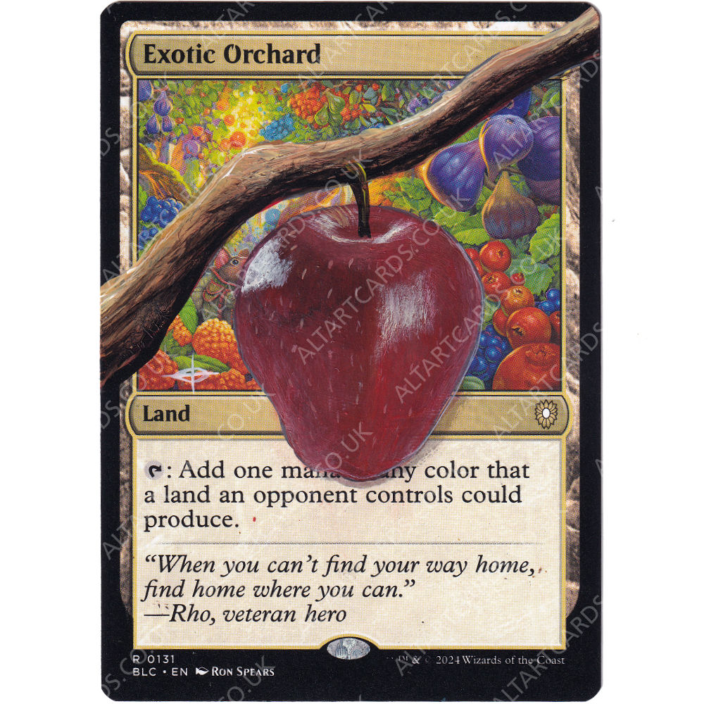 Altered Art - Exotic Orchard