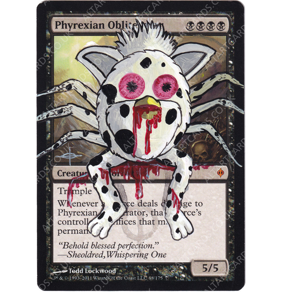 Altered Art - Phyrexian Obliterator