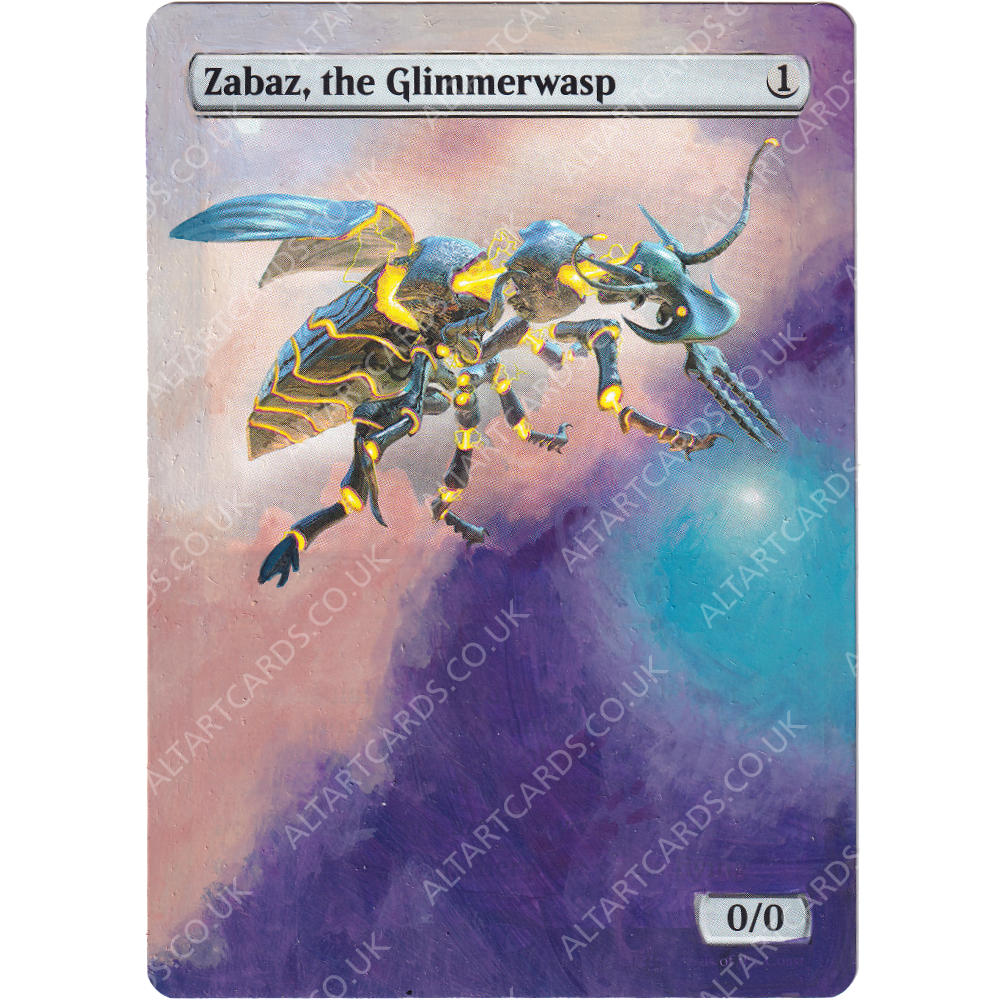 Altered Art - Zabaz, the Glimmerwasp