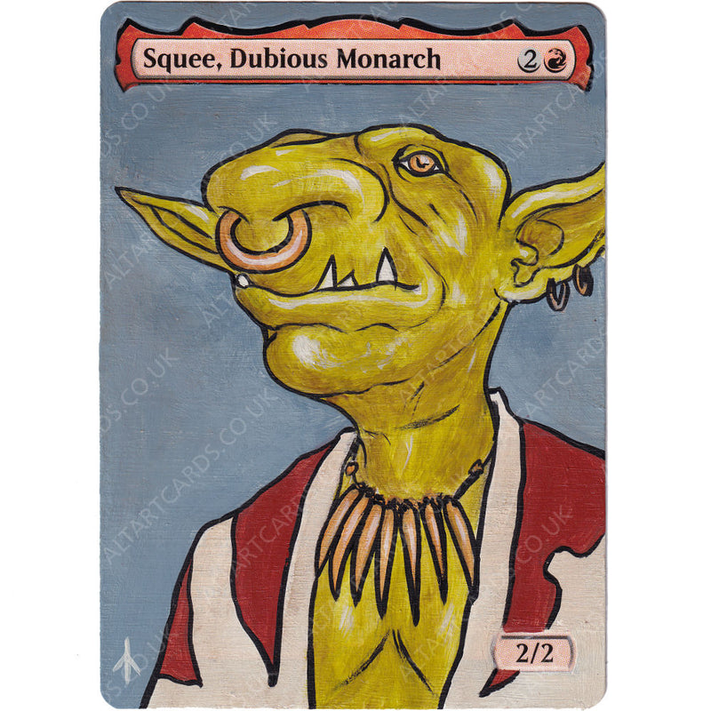 Altered Art - Squee, Dubious Monarch
