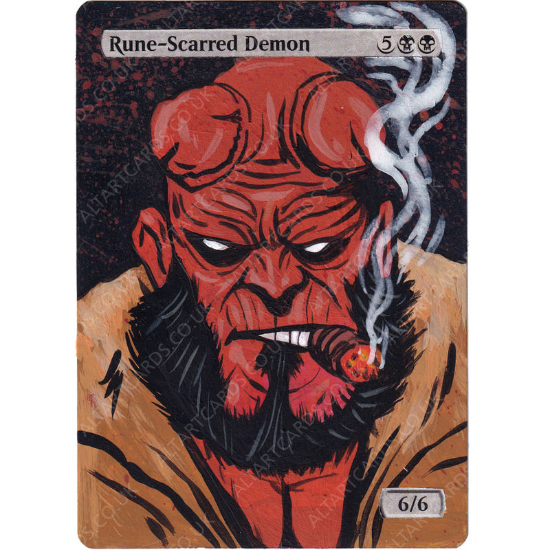 Altered Art - Rune-Scarred Demon