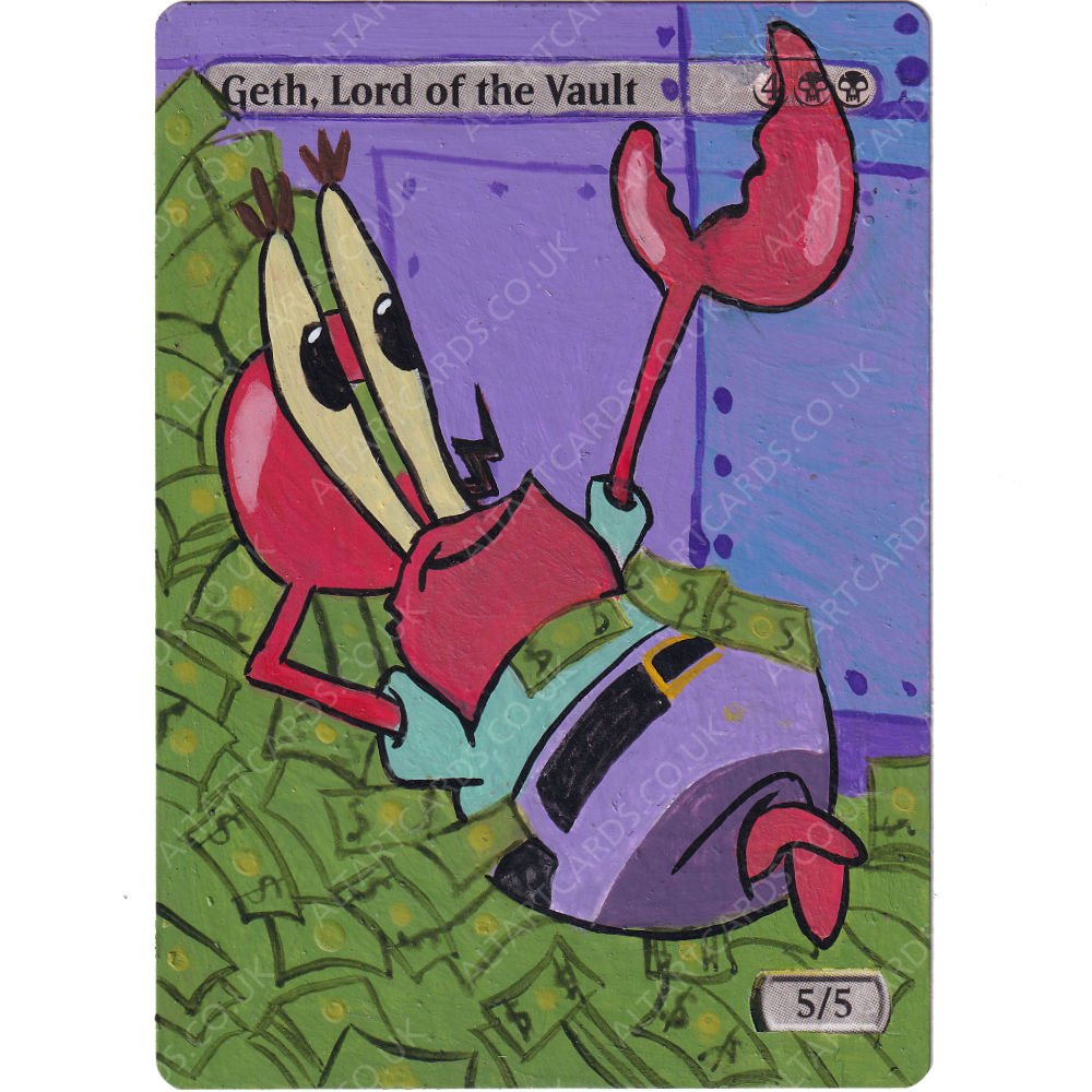 Altered Art - Geth, Lord of the Vault