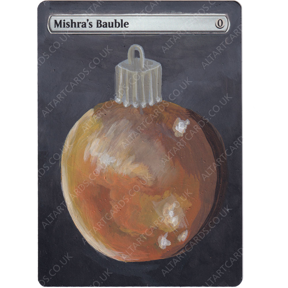 Altered Art - Mishra's Bauble