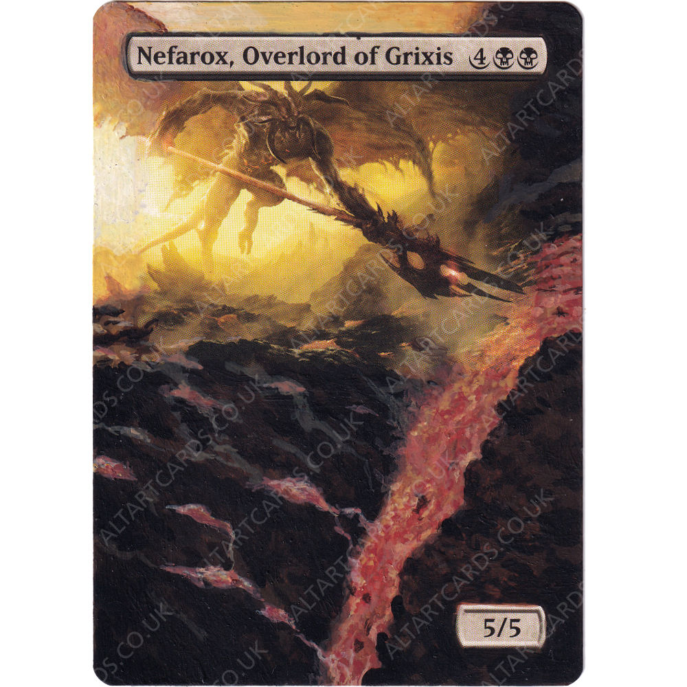 Altered Art - Nefarox, Overlord of Grixis