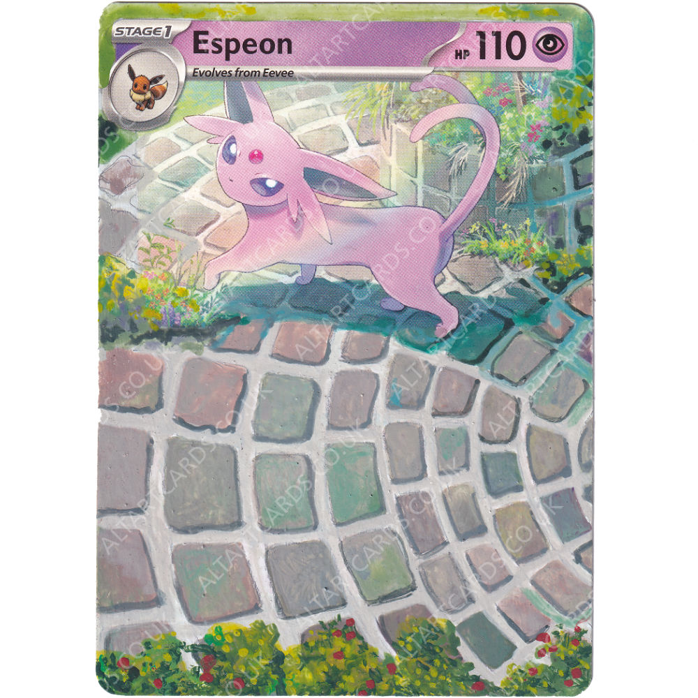 Altered Art - Pokemon Espeon