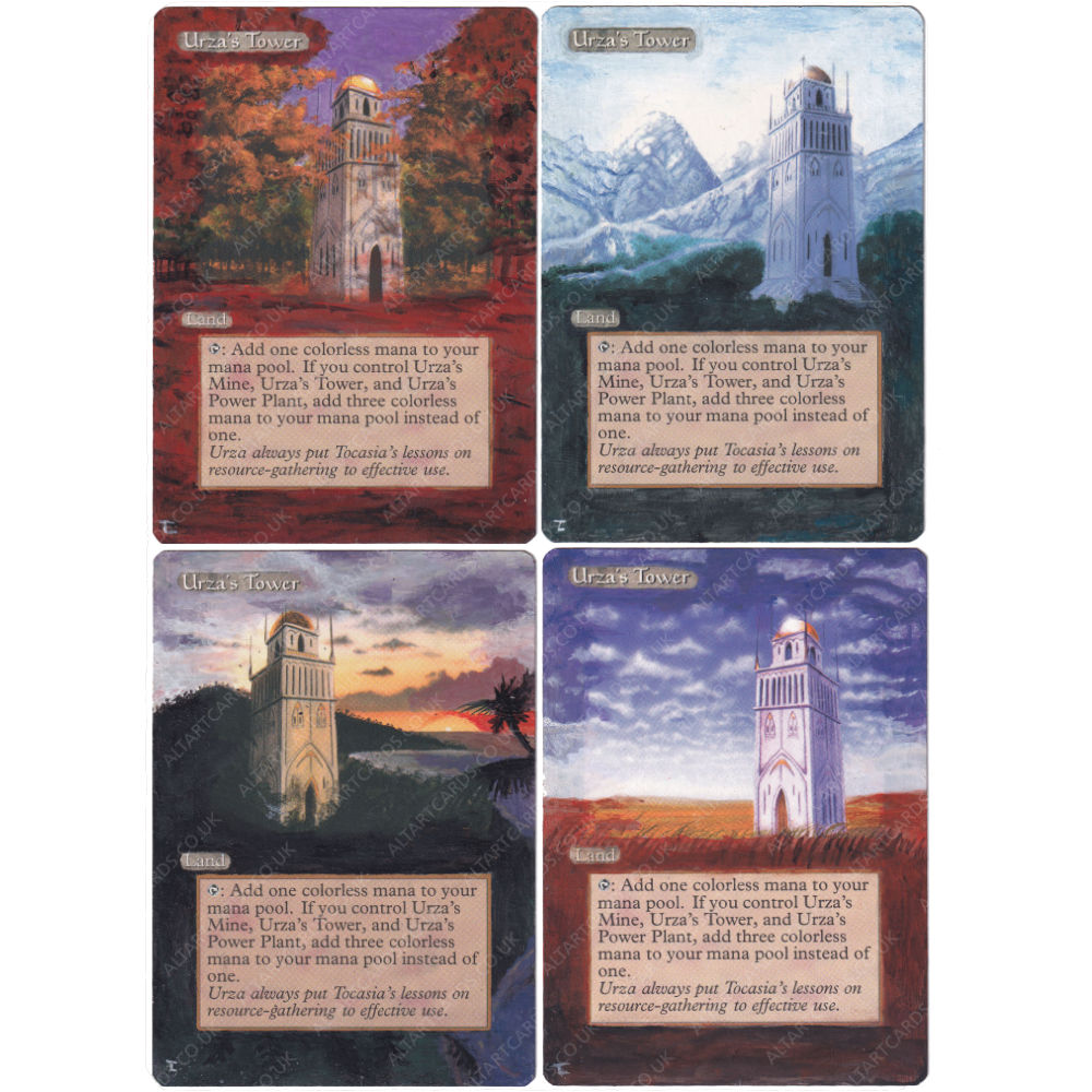 Altered Art - Urza's Tower (Playset)