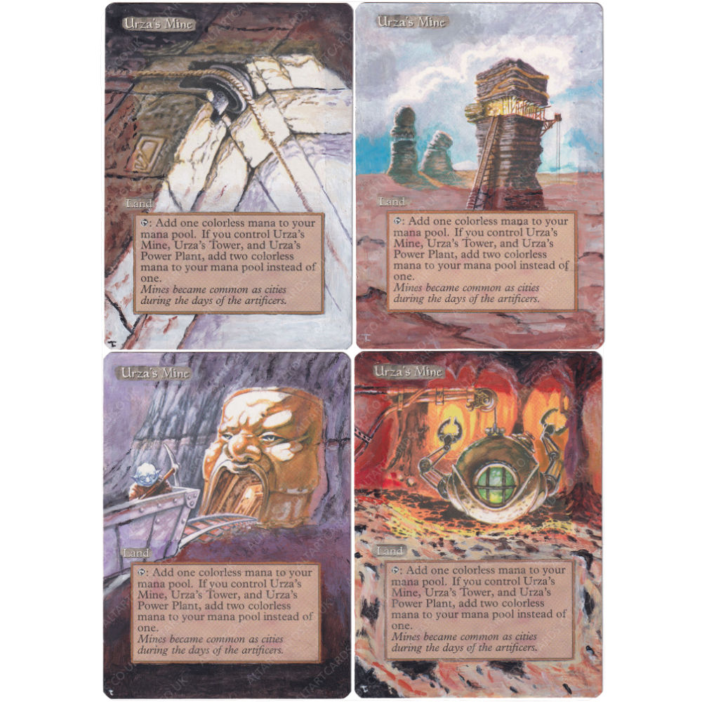 Altered Art - Urza's Mine (Playset)