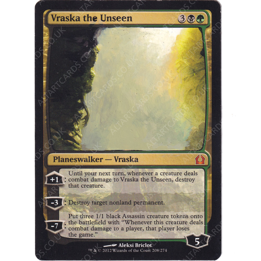 Altered Art - Vraska the Unseen