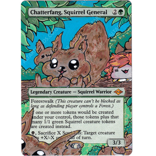 Altered Art - Chatterfang, Squirrel General