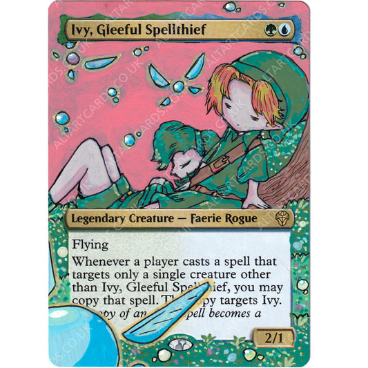 Altered Art - Ivy, Gleeful Spellthief
