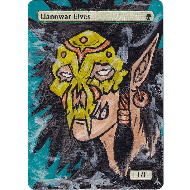 Altered Art - Llanowar Elves