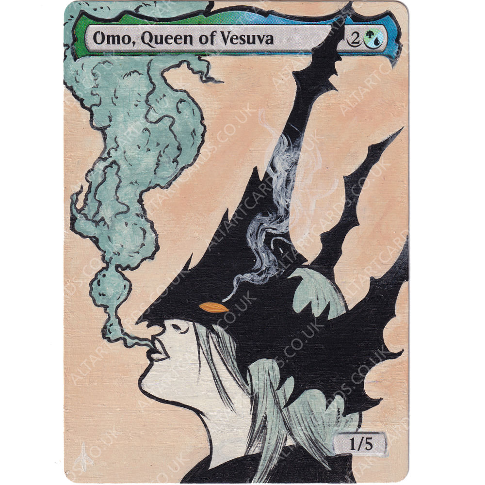 Altered Art - Omo, Queen of Vesuva
