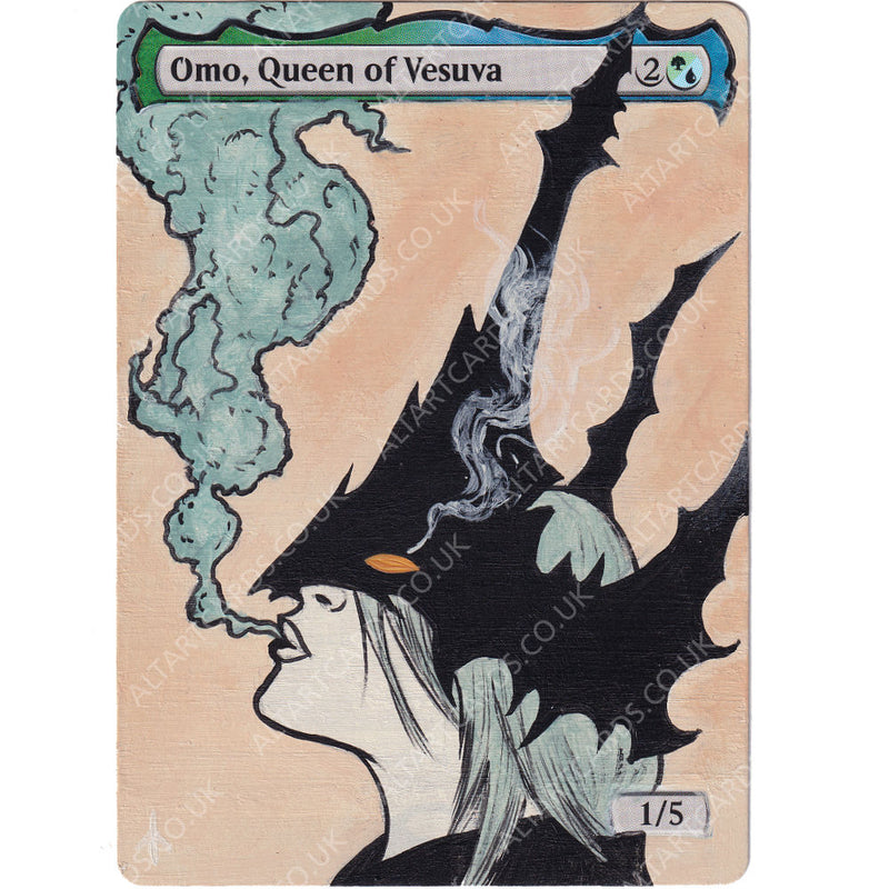 Altered Art - Omo, Queen of Vesuva