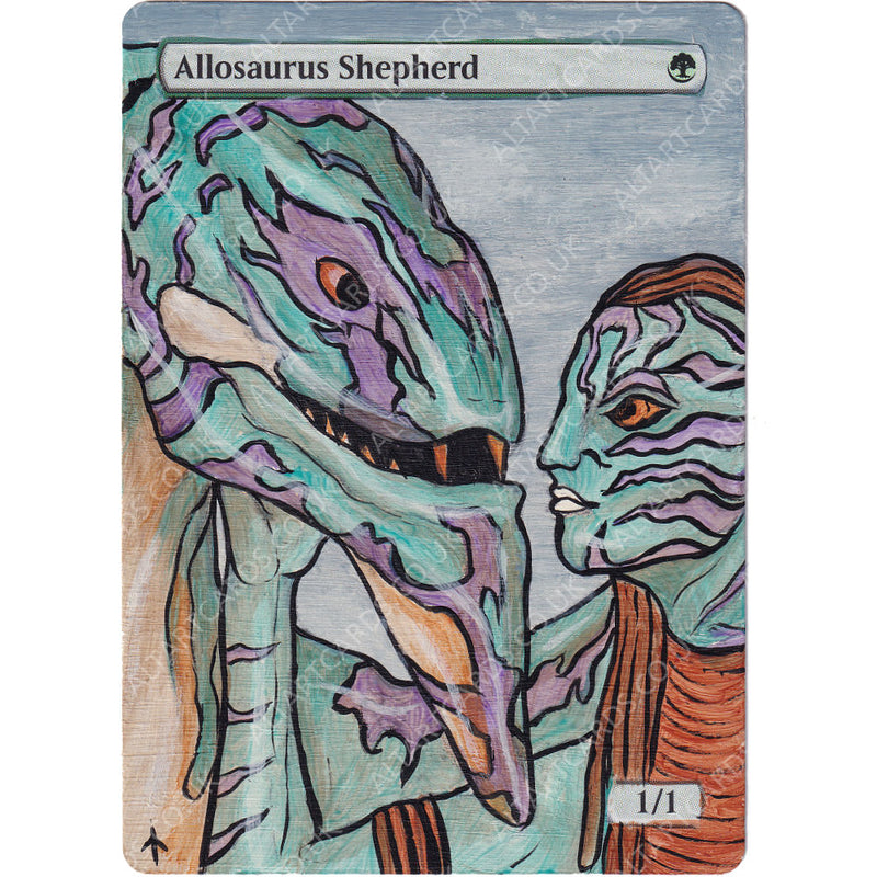 Altered Art - Allosaurus Shepherd
