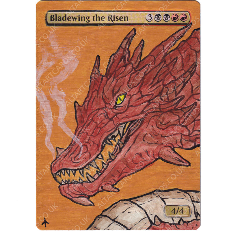 Altered Art - Bladewing the Risen