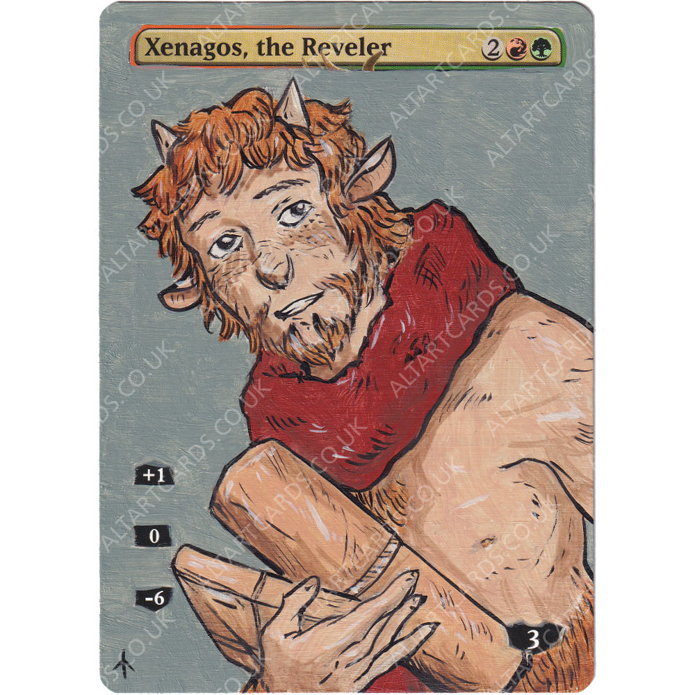 Altered Art - Xenagos, the Reveler