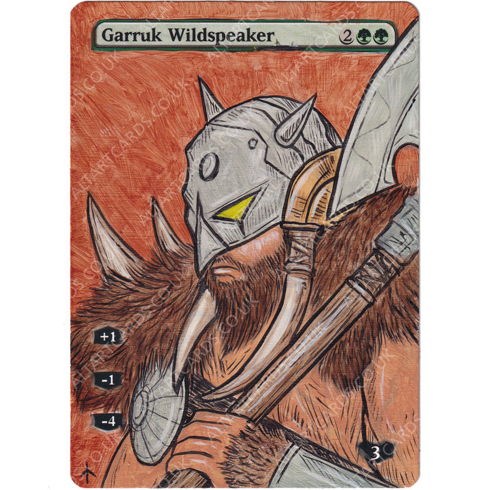Altered Art - Garruk Wildspeaker
