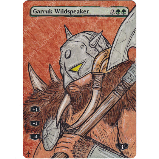Altered Art - Garruk Wildspeaker