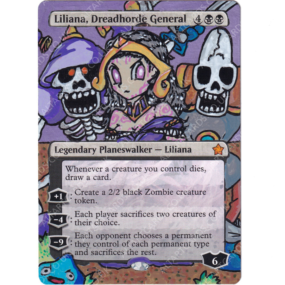 Altered Art - Liliana, Dreadhorde General
