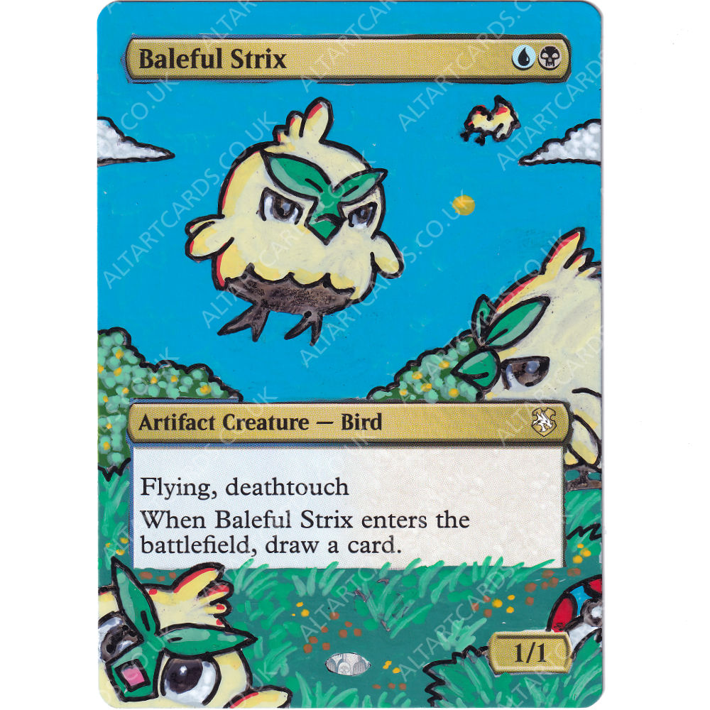 Altered Art - Baleful Strix