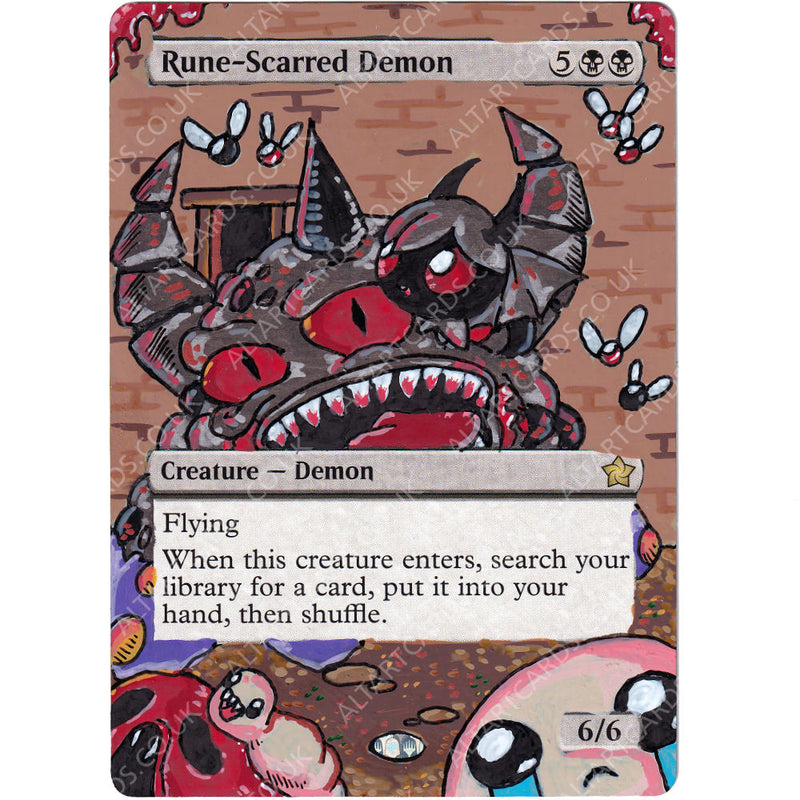Altered Art - Rune-Scarred Demon